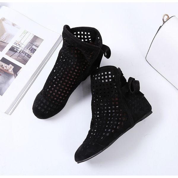 boots rome ladies ankle women's gladiator hollow out height increasing famale lace up breathable footwear casual solid shoes, Black
boots rome ladies ankle women's gladiator hollow out height increasing famale lace up breathable footwear casual solid shoes, Black
