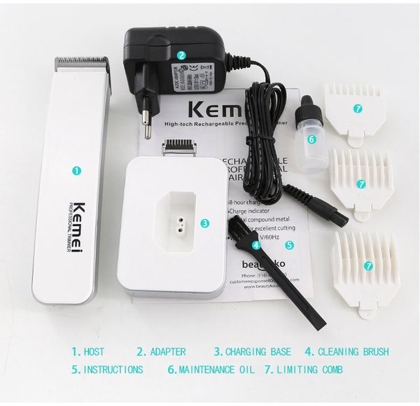kemei 619 waterproof good hair trimmers clipper adjustable clipping comb cutting length control wheel
kemei 619 waterproof good hair trimmers clipper adjustable clipping comb cutting length control wheel