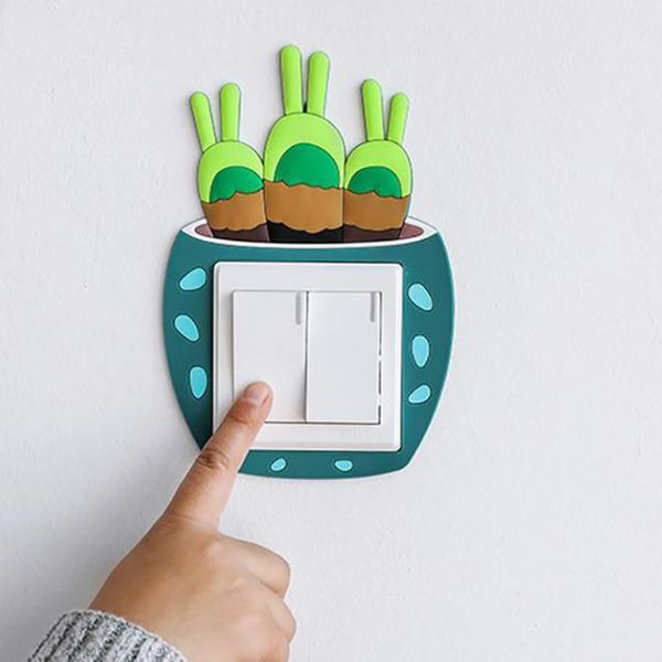 1pc cute switch panel stickers home decor lovely plant home decoration wall posters living room bedroom new hot
1pc cute switch panel stickers home decor lovely plant home decoration wall posters living room bedroom new hot