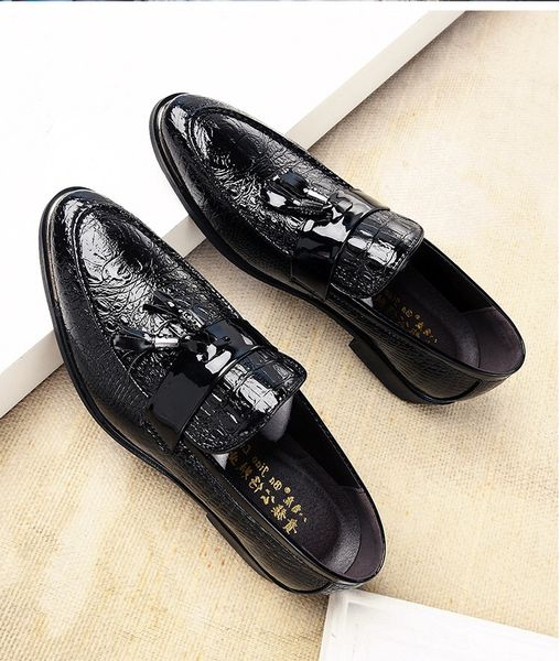 british leather shoes pointed korean version of the trend casual casual casual men's hair stylist lazy people pedaling men's shoes, Black
british leather shoes pointed korean version of the trend casual casual casual men's hair stylist lazy people pedaling men's shoes, Black