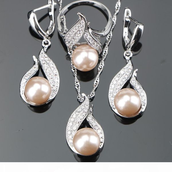 natural pearl silver 925 bridal jewelry sets women jewellery with zircon pearls set of earrings pendant necklaces ring gift box
natural pearl silver 925 bridal jewelry sets women jewellery with zircon pearls set of earrings pendant necklaces ring gift box