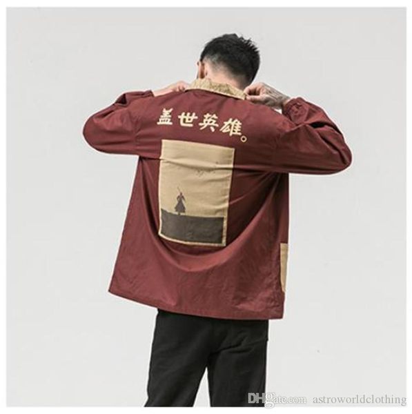 китайские иероглифы printed мужская куртка конструктор hero letter printed повседневный способа куртки плюс размер мужская одежда, Black;brown
китайские иероглифы printed мужская куртка конструктор hero letter printed повседневный способа куртки плюс размер мужская одежда, Black;brown