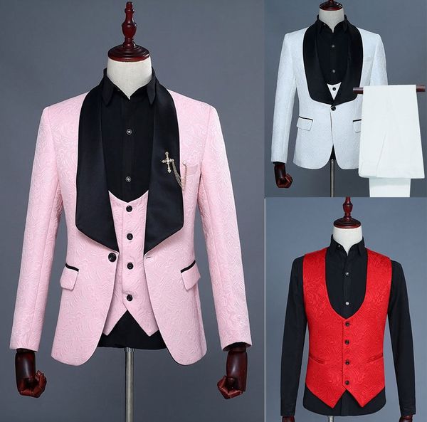 handsome mens suits jacquard prom party tuxedos shawl lapel groom wedding 3 piece formal suits quality, Black;gray
handsome mens suits jacquard prom party tuxedos shawl lapel groom wedding 3 piece formal suits quality, Black;gray