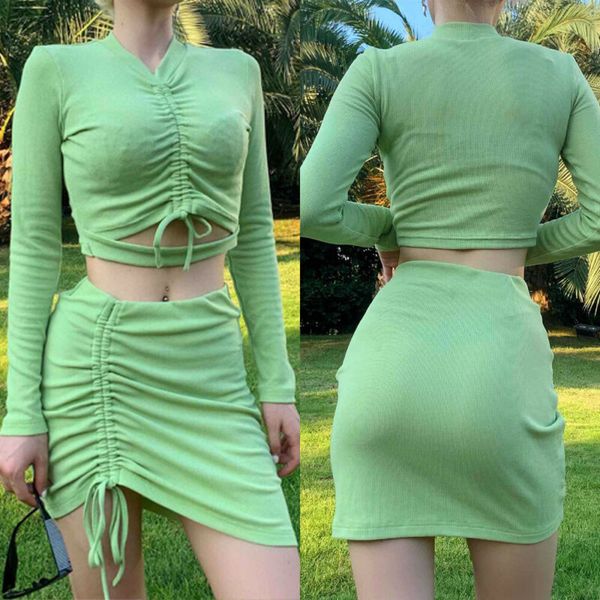 women holiday long sleeve casual bodycon skirt yoga set female ladies autumn two pieces outfits set
women holiday long sleeve casual bodycon skirt yoga set female ladies autumn two pieces outfits set