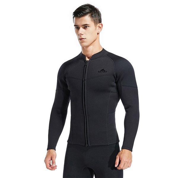 sbart 3mm wetsuit warm jacket men long sleeve neoprene front zipper surf winter swim warm surf upstream male scuba rash guards
sbart 3mm wetsuit warm jacket men long sleeve neoprene front zipper surf winter swim warm surf upstream male scuba rash guards