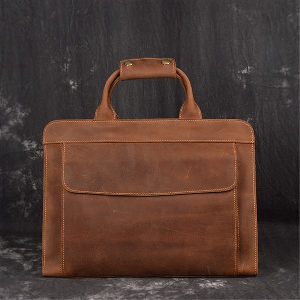 nesitu vintage brown a4 genuine crazy horse leather men portfolio office briefcase business messenger bags m019
nesitu vintage brown a4 genuine crazy horse leather men portfolio office briefcase business messenger bags m019