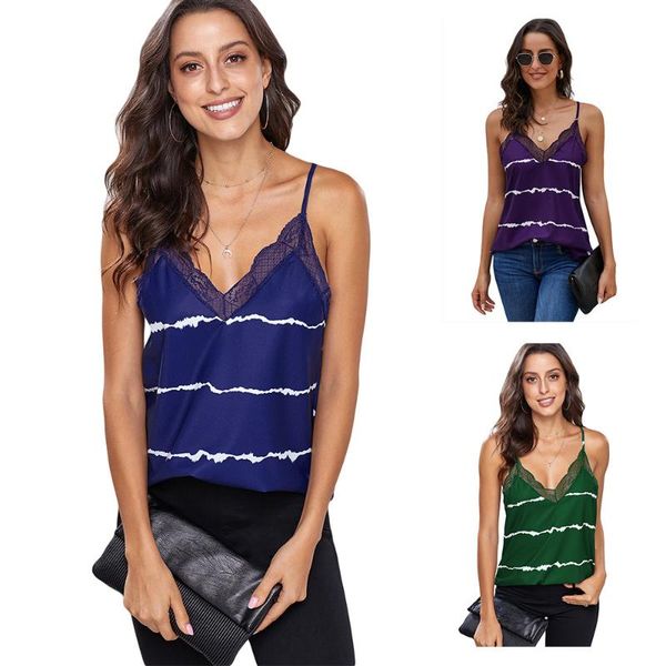 summer style slim sleeveless strap v-neck lace stitching vest women's snake print sequin halter, White
summer style slim sleeveless strap v-neck lace stitching vest women's snake print sequin halter, White