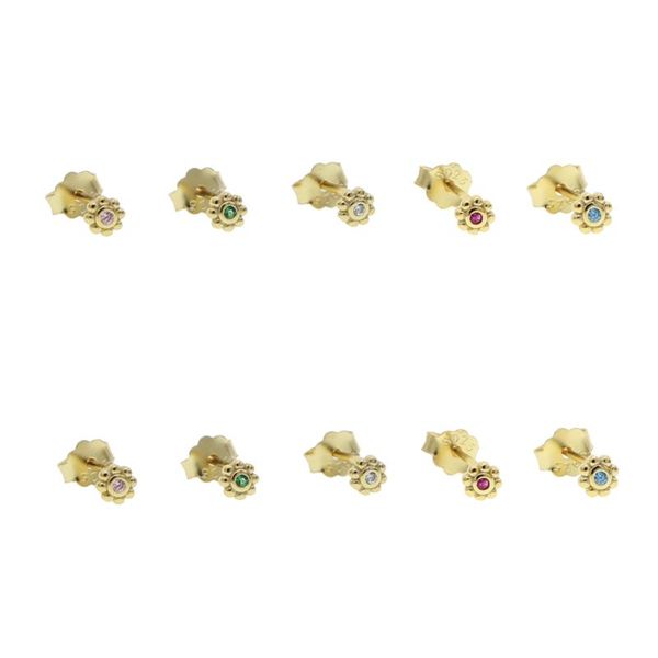 2020 minimal delicate mini cute colorful cz sun flower stud earrings for girl 925 sterling silver wholesale jewelry, Golden;silver
2020 minimal delicate mini cute colorful cz sun flower stud earrings for girl 925 sterling silver wholesale jewelry, Golden;silver