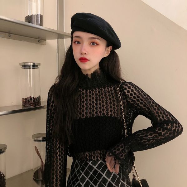 japanese wild inside fairy lace lace shirt student lovely sweet 3 color all code black apricot white
japanese wild inside fairy lace lace shirt student lovely sweet 3 color all code black apricot white