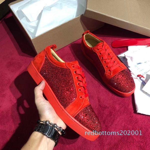 designer sneakers red bottom shoe low cut suede spike luxury shoes for men and women shoes party wedding crystal leather sneakers ar01, Black
designer sneakers red bottom shoe low cut suede spike luxury shoes for men and women shoes party wedding crystal leather sneakers ar01, Black