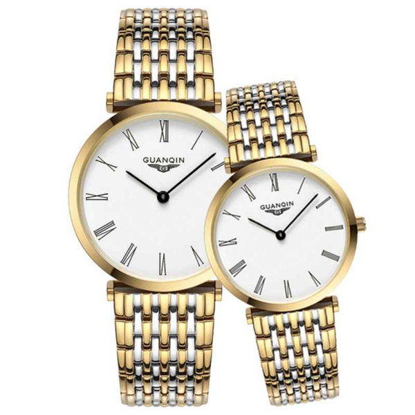 couple watch guanqin fashion quartz watch women luxury stainless steel quartz men's wristwatch for lovers relogio masculin, Slivery;brown
couple watch guanqin fashion quartz watch women luxury stainless steel quartz men's wristwatch for lovers relogio masculin, Slivery;brown
