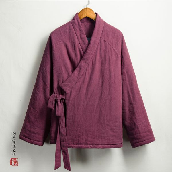 winter hanfu kimono parkas men chinese style outerwear windbreaker hanfu robes thick warm coat vintage cotton-padded jacket, Black
winter hanfu kimono parkas men chinese style outerwear windbreaker hanfu robes thick warm coat vintage cotton-padded jacket, Black
