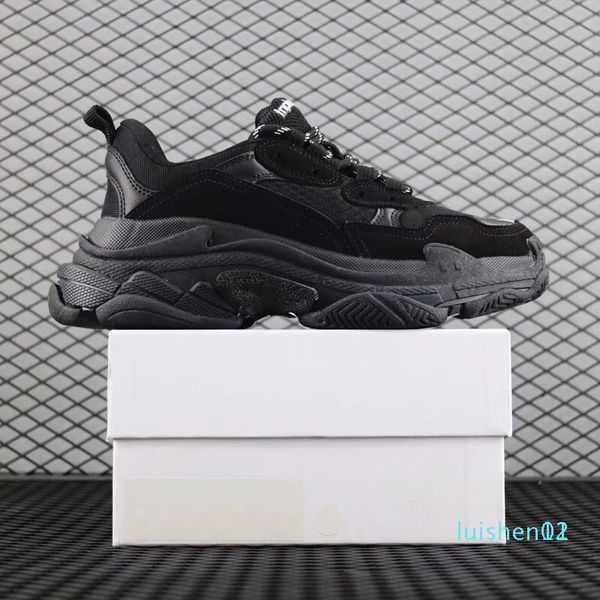 paris 17fw triple-s walking shoe luxury dad shoes chaussures femme triple s 17fw designer sneakers men women vintage old grandpa trainer l11, Black
paris 17fw triple-s walking shoe luxury dad shoes chaussures femme triple s 17fw designer sneakers men women vintage old grandpa trainer l11, Black