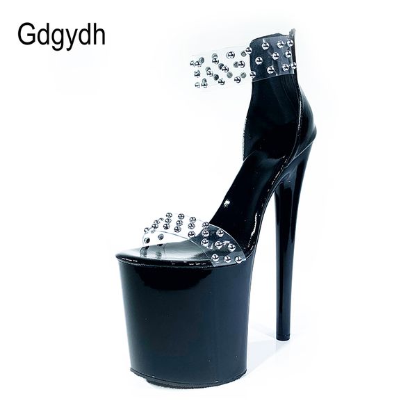 gdgydh 2020 new women sandals high heels stiletto transparent platform sandals catwalk model wear back zipper drop shipping, Black
gdgydh 2020 new women sandals high heels stiletto transparent platform sandals catwalk model wear back zipper drop shipping, Black