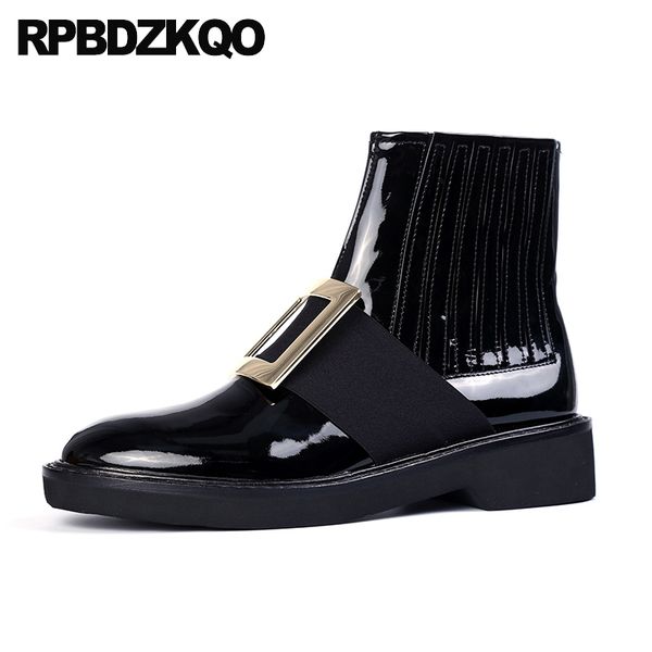 autumn celebrity rhinestone metal black booties shoes women ankle boots 2019 round toe diamond brand chunky patent leather block
autumn celebrity rhinestone metal black booties shoes women ankle boots 2019 round toe diamond brand chunky patent leather block