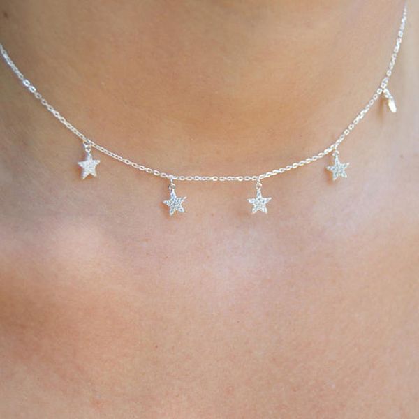 drop shipping 925 стерлингового серебра ожерелья звезда pendantsnecklaces ювелирные изделия воротник ожерелье подвески для женщин мода колье, Silver
drop shipping 925 стерлингового серебра ожерелья звезда pendantsnecklaces ювелирные изделия воротник ожерелье подвески для женщин мода колье, Silver