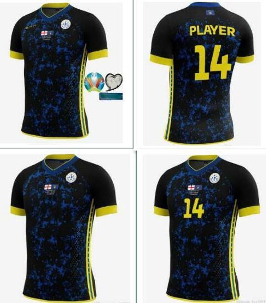 19 20 kosovo soccer jersey special edition 2019 2020 muslija celina valon berisha cup home hadergjonaj football shirts, Black;yellow 
19 20 kosovo soccer jersey special edition 2019 2020 muslija celina valon berisha cup home hadergjonaj football shirts, Black;yellow