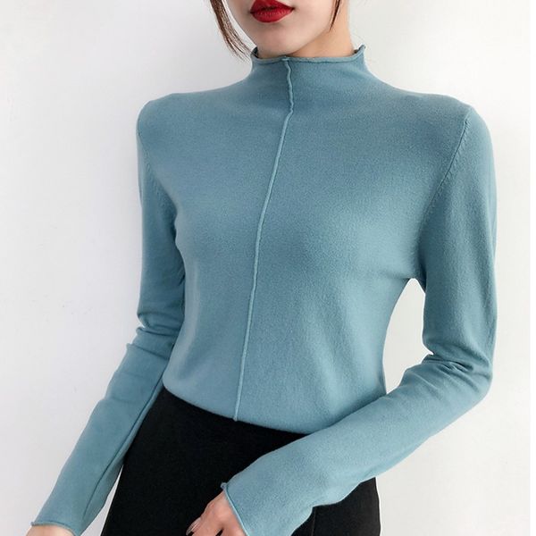 2019 sweater female soft korean style skinny winter turtleneck women basic pullovers long sleeve pull femme coat female top, White;black
2019 sweater female soft korean style skinny winter turtleneck women basic pullovers long sleeve pull femme coat female top, White;black