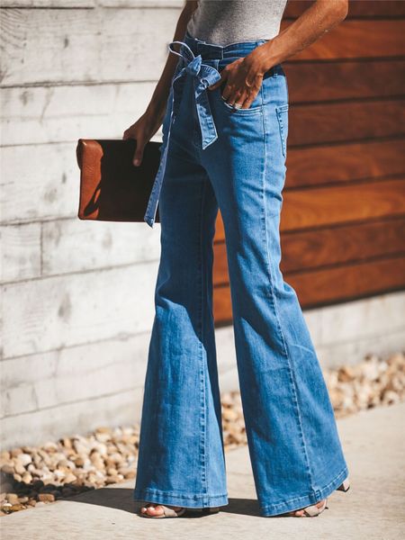 2019 women jeans stretch denim pants ladies high waist casual trouser ladies jeans female flare pants, Blue
2019 women jeans stretch denim pants ladies high waist casual trouser ladies jeans female flare pants, Blue