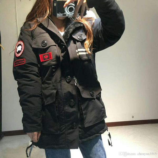 2018 luxury men and woman 100 goo e down jacket hoodie fur fa hionable canada winter coat warm parka 4524, Black;brown
2018 luxury men and woman 100 goo e down jacket hoodie fur fa hionable canada winter coat warm parka 4524, Black;brown