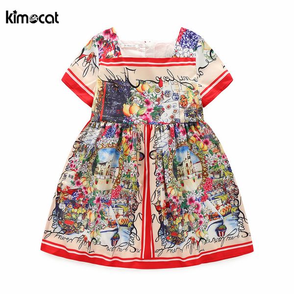kimocat summer brand girls dress beach style floral print dresses for girls vintage toddler clothing baby girls dress, Red;yellow
kimocat summer brand girls dress beach style floral print dresses for girls vintage toddler clothing baby girls dress, Red;yellow