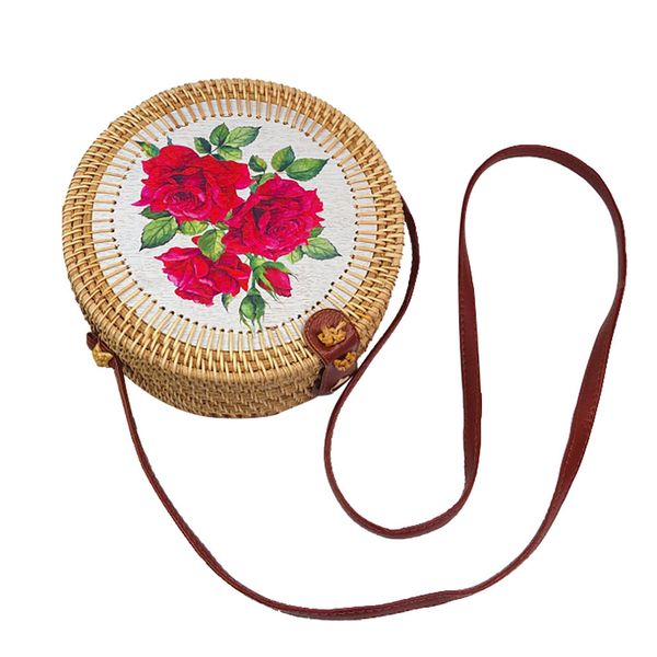 maison fabre women's round woven rattan bag summer handmade shoulder straw bag small beach handbag messenger crossbody bags 1020
maison fabre women's round woven rattan bag summer handmade shoulder straw bag small beach handbag messenger crossbody bags 1020