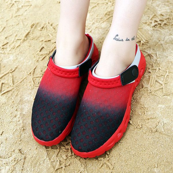 summer crocse men gradation sandals hole shoes male casual shoes outdoor beach breathable flip flops fashion men sandals, Black
summer crocse men gradation sandals hole shoes male casual shoes outdoor beach breathable flip flops fashion men sandals, Black