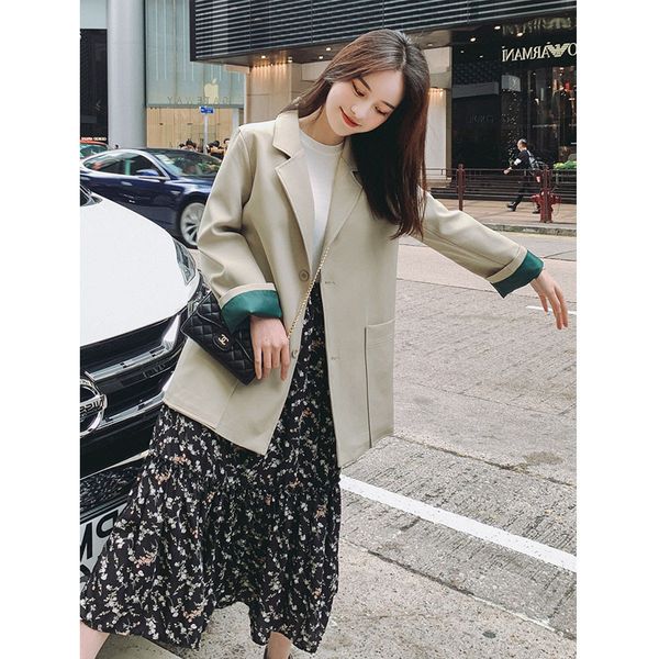 women's long sleeve solid color lapel jacket ladies' office blazer fashion jacket temperament suit female 2019, White;black
women's long sleeve solid color lapel jacket ladies' office blazer fashion jacket temperament suit female 2019, White;black