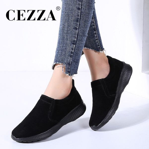 cezza 2019 autumn women flats sneakers shoes ladies slip on leather suede oxford shoes for women moccasins loafers woman, Black
cezza 2019 autumn women flats sneakers shoes ladies slip on leather suede oxford shoes for women moccasins loafers woman, Black