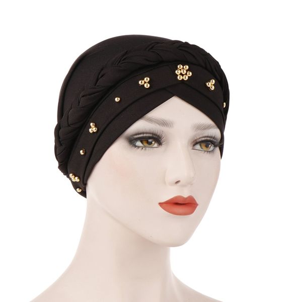 2019 new women muslim turban autumn solid color cotton bandanas beaded braid headwraps women hair accessories
2019 new women muslim turban autumn solid color cotton bandanas beaded braid headwraps women hair accessories