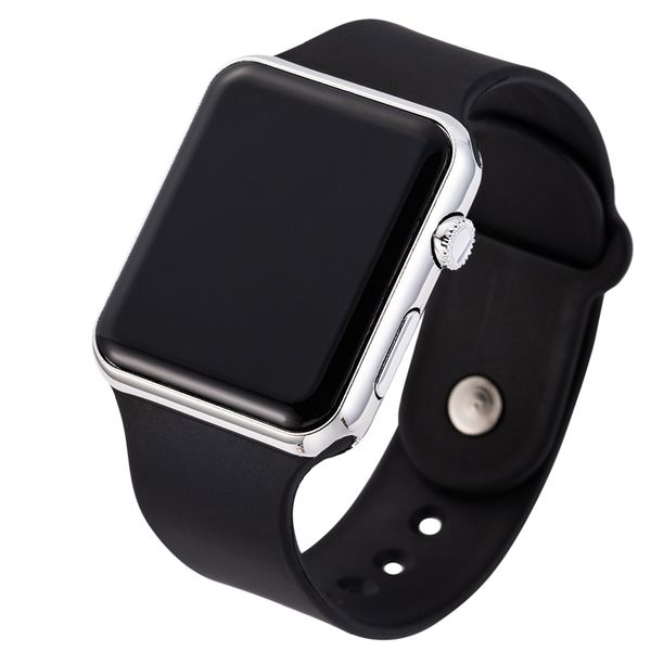 led display digital sports watches women silicone sports wristband casual fashion ladies clock men birthday gift couple, Slivery;brown
led display digital sports watches women silicone sports wristband casual fashion ladies clock men birthday gift couple, Slivery;brown