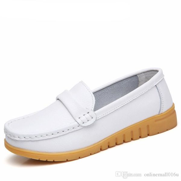 new genuine leather shoes woman slip on women flats moccasins women's loafers spring autumn mother shoe, Black
new genuine leather shoes woman slip on women flats moccasins women's loafers spring autumn mother shoe, Black