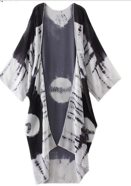 summer long kimono women chiffon kimono cardigan beach cover up contrast print loose casual blouse white blue yellow
summer long kimono women chiffon kimono cardigan beach cover up contrast print loose casual blouse white blue yellow