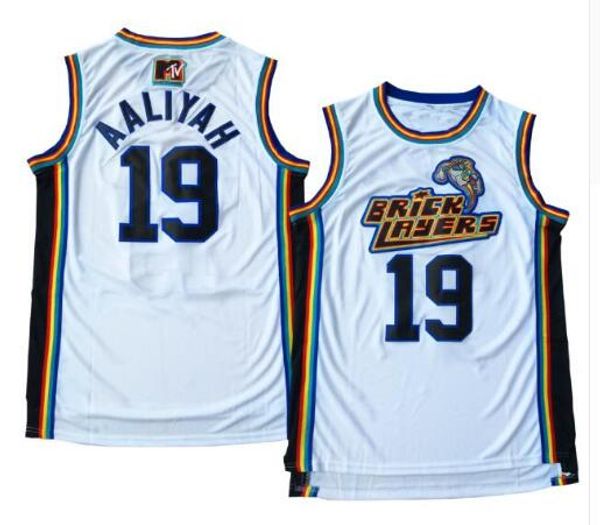 1996 mtv rock n jock 19 aaliyah bricklayers jerseys white team basketball aaliyah jersey men sport quality, Black
1996 mtv rock n jock 19 aaliyah bricklayers jerseys white team basketball aaliyah jersey men sport quality, Black