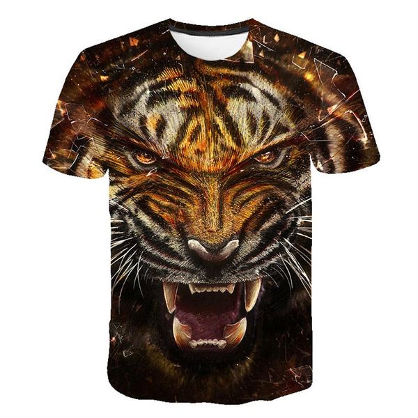2020 summer new oversized 3d t-shirt european and american fashion tiger brand print men women large t shirt, White;black
2020 summer new oversized 3d t-shirt european and american fashion tiger brand print men women large t shirt, White;black