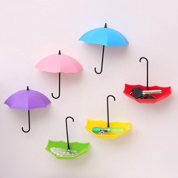 3pcs creative umbrella shape wall mount hook key holder storage stand hanging hooks for bathroom kitchen door store
3pcs creative umbrella shape wall mount hook key holder storage stand hanging hooks for bathroom kitchen door store