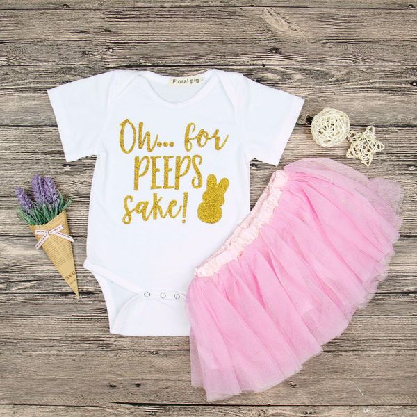 baby girls easter bunny outfits letter rabbit print romper+tutu lace skirts 2pcs set 3 colors suits 2018 boutique kids clothing sets, White
baby girls easter bunny outfits letter rabbit print romper+tutu lace skirts 2pcs set 3 colors suits 2018 boutique kids clothing sets, White