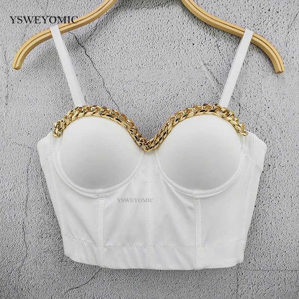 women's tanks & camis 2021 women fashion chain thin retro sleeveless outer wear lady black white bustier crop d-021
women's tanks & camis 2021 women fashion chain thin retro sleeveless outer wear lady black white bustier crop d-021