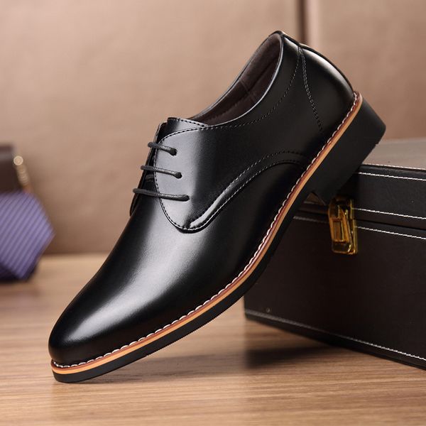 new black brown fashion men casual pointed formal business male wedding dress flats oxfords men leather shoes
new black brown fashion men casual pointed formal business male wedding dress flats oxfords men leather shoes
