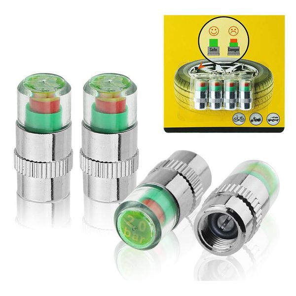 4pcs car auto tire pressure monitor valve stem caps sensor indicator eye alert diagnostic tools kit
4pcs car auto tire pressure monitor valve stem caps sensor indicator eye alert diagnostic tools kit