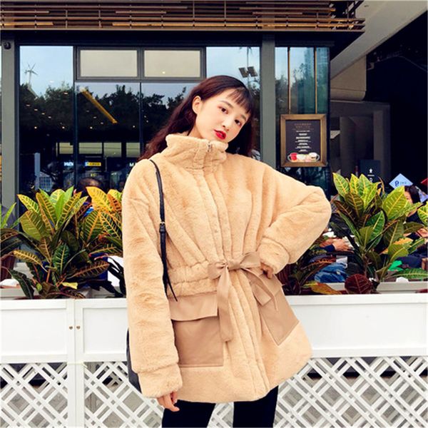 women's thick plus cotton short jacket stand collar pu pocket winter korean version of the loose wild lace women's jacket, Black
women's thick plus cotton short jacket stand collar pu pocket winter korean version of the loose wild lace women's jacket, Black