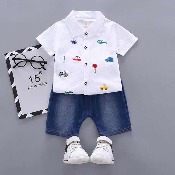 лето детская одежда мальчики одежда casual с коротким рукавом мультфильм автомобиля печати футболки топы + джинсовые шорты костюм set, White
лето детская одежда мальчики одежда casual с коротким рукавом мультфильм автомобиля печати футболки топы + джинсовые шорты костюм set, White