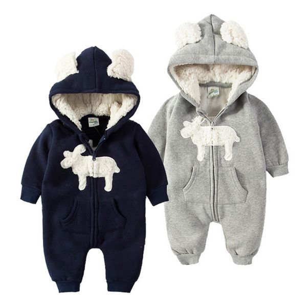 winter plush baby rompers cute ear hooded fleece jumpsuit warm baby girl overalls newborn babyboy rompers, Blue
winter plush baby rompers cute ear hooded fleece jumpsuit warm baby girl overalls newborn babyboy rompers, Blue