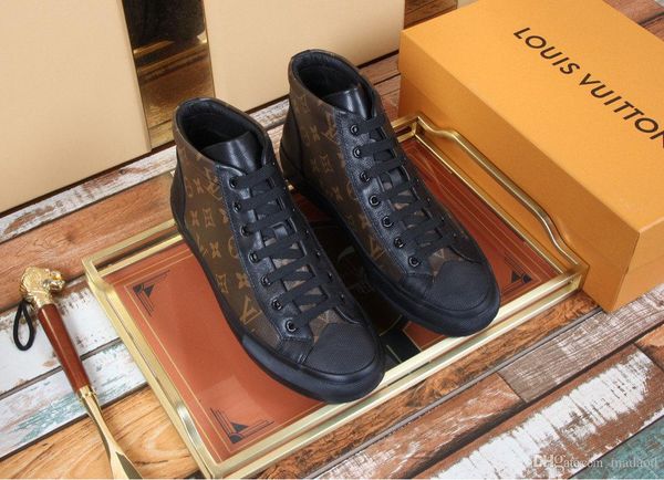 18ss fashion men's casual shoes man sneakers 2020 autumn lace-up high men shoes canvas shoes chaussure homme, Black
18ss fashion men's casual shoes man sneakers 2020 autumn lace-up high men shoes canvas shoes chaussure homme, Black