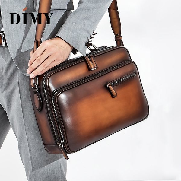 dimy italian cow leather messenger bags men calfskin shoulder bag business mens briefcase large-capacity portable lapbag
dimy italian cow leather messenger bags men calfskin shoulder bag business mens briefcase large-capacity portable lapbag