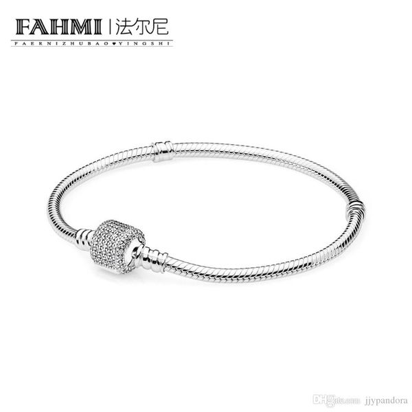 FAHMI 100% 925 Sterling silver 1:1 Original Authentic 590723CZ Charm Basic Bracelet Suitable DIY Beaded Women Jewelry
FAHMI 100% 925 Sterling silver 1:1 Original Authentic 590723CZ Charm Basic Bracelet Suitable DIY Beaded Women Jewelry
