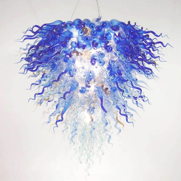 blue lamps shade hand made blown glass chandeliers lighting american style modern led chandelier for house art decoration
blue lamps shade hand made blown glass chandeliers lighting american style modern led chandelier for house art decoration