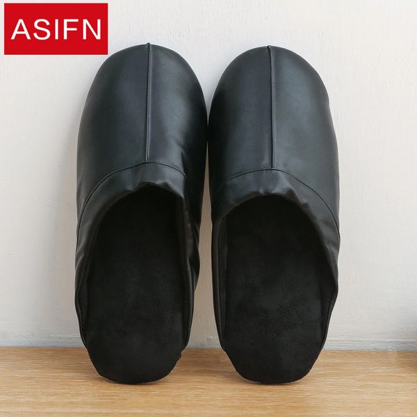asifn men slippers leather women frosted bottom autumn winter home floor female indoor couples baotou cotton male flip flops, Black
asifn men slippers leather women frosted bottom autumn winter home floor female indoor couples baotou cotton male flip flops, Black
