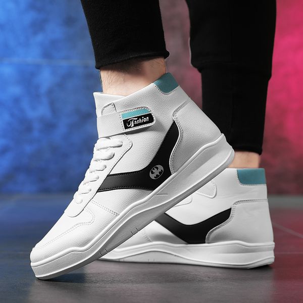 autumn and winter high to help the trend of men's shoes outdoor sports leather anti-skid cold wear men's casual shoes, Black
autumn and winter high to help the trend of men's shoes outdoor sports leather anti-skid cold wear men's casual shoes, Black