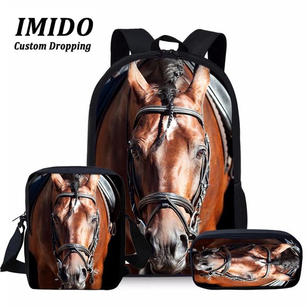 imido children backpack for school crazy horse 3d printing school bags kids 3pcs/set schoolbag girls boys bag bolsa 2019
imido children backpack for school crazy horse 3d printing school bags kids 3pcs/set schoolbag girls boys bag bolsa 2019